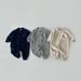 Children's Spring And Autumn Long Sleeved Letter Single Breasted Long Crawling Baby Solid Color Fashionable Crawling Clothes Children's Clothing Trend_viptrois.com