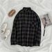 2025 Vintage Plaid Shirts Frauen Herbst Langarm Oversize Button Up Hemd Koreanische Mode Casual Herbst Outwear Tops Blusas Mujer_viptrois.com