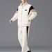 Men's Clothing Casual Sports Suit Autumn And Winter Trendy Cardigan Jacket Men's Plus Velvet Set With Handsome Teenagers Clothes_viptrois.com
