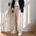 Men's Clothing Loose Drape Trousers Men Straight Autumn And Winter Small Suit Pants Men Plus Velvet Wide Leg Casual Trousers Trousers_viptrois.com