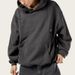 Punk Street Hoodie – Gothic Spider Web & Letter Print, Oversized Unisex Pullover For Hip-Hop & High Street Fashion_viptrois.com