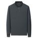 Men's Polo Shirt Quick-Dry Turn-Down Collar Business Casual Winter Wool Seamless Ant Cloth_viptrois.com