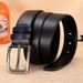 Men's Belts, Embossed PVC Edge Pin Buckle Belts, Men's Belts Leather, Casual And Versatile Belts_viptrois.com
