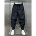 Men's Clothing Men's Quick Drying Solid Color Cargo Pants Summer Stylish Multi Pocket Outdoor Loose Drawstring Jogger Casual Pants_viptrois.com