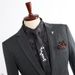 Men's Autumn Slim Fit Suit Set – Korean Style Wedding & Business Blazer With Vest & Trousers, Wrinkle-Resistant Formal Suit_viptrois.com