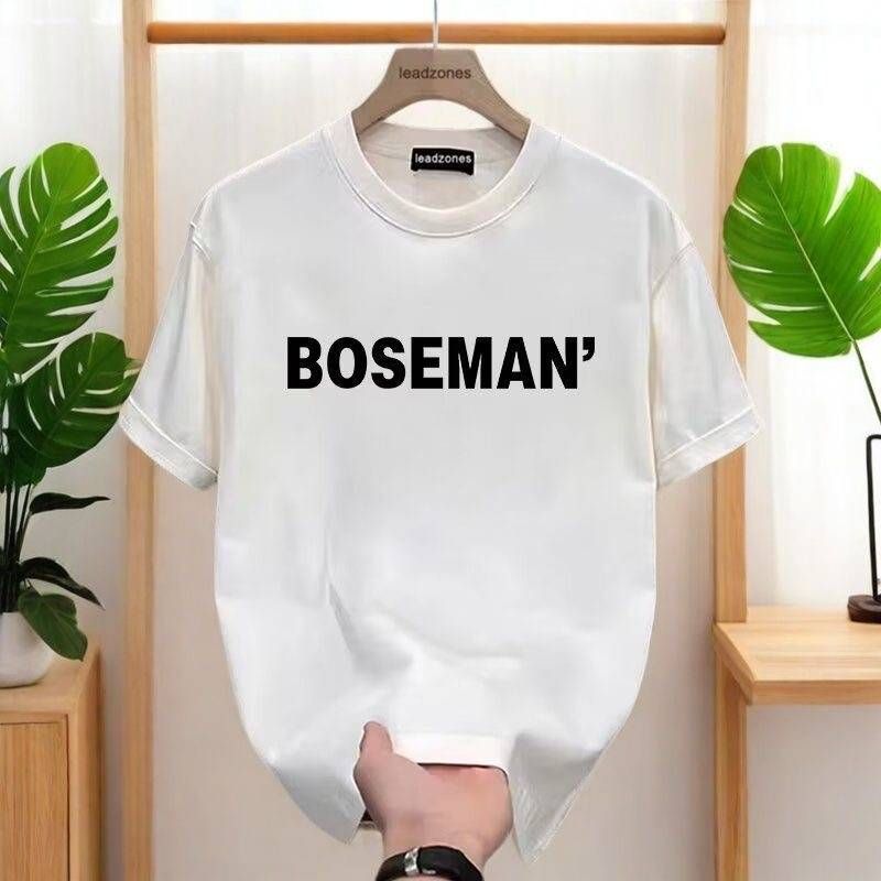 2025 Summer Loose Men And Women Pullover 100% Cotton Short Sleeve T-shirt_viptrois.com