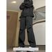Men's Clothing Outdoor Climbing Functional Waterproof Assault Pants Hot SaleLoose Straight Wide Leg Pants Trendy Brand Sports Trousers_viptrois.com