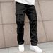 Men's Clothing Retro Fashion Brand Men's Pants Multi Pocket Overalls Loose Trendy Sports Pants_viptrois.com
