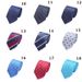 Unisex Suit formal business suit professional wedding best man groom fashion tie men's business non iron striped plaid tie_viptrois.com