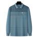 Dad's Long Sleeve T-Shirt Men's Spring And Autumn Casual Polo Shirt Cotton Turn-Down Collar Clothing Factory Wholesale_viptrois.com