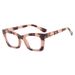 Women's Eyeglasses Square Frame Small Frame Glasses Frame Ins Net Red Flat Glasses Trend Anti Blue Light Glasses Frame Concave Shape Female_viptrois.com