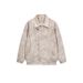 Men's Clothing Corduroy Retro Pu Leather Lapel Jacket For Men And Women Street Vintage Loose Casual Contrast Color Couple Jacket_viptrois.com