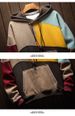 Color Block Fleece Hoodie For Men – Oversized Unisex Pullover With Contrast Panels (Khaki/Black/White, M-3XL)_viptrois.com