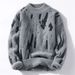 2026 Fashion Knitwear Pullovers Youth/Men Acrylic Half-High Collar Personalized Graffiti Jacquard Long Sleeve Casual Thick Sweater_viptrois.com