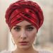 New Three Layer Hat Brim Milk Silk Hot Gold Braid Hat Turban Hat African Hat_viptrois.com