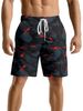 Unbeatable Quality Unbeatable Quality Beach Vacation Sports Basketball Versatile With Geometric Fragments Men's Casual Flower Shorts_viptrois.com