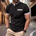 2025 New Fashion Men's Summer Turn-down Collar Short Sleeve Pocket Slim T-shirts Casual Trendy Solid Color Slim Polo Shirts Male_viptrois.com