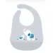 Baby Bib Waterproof Silicone Feeding for Young Children Baby Saliva Towel Cartoon Apron Adjustable Cartoon Bib_viptrois.com