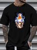 Boy's Husky Lost Gods Cat Pizza Lightning Power T Shirt Breathable Soft Designer Clothes Stylish Streetwear Unisex Stretched Versatile Homme_viptrois.com