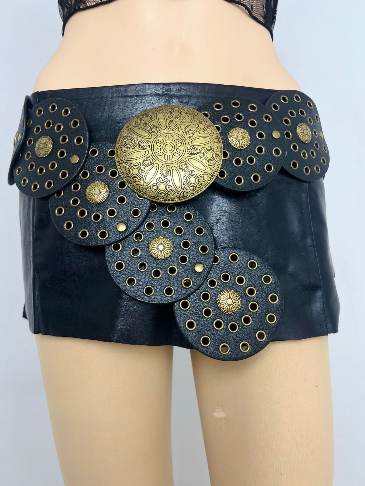 Y2K Wide Waist Belt With Leopard Print & Studs For Women – Vintage Style PU Leather Dress Belt With Alloy Buckle, Zebra/Black/Brown Options_viptrois.com