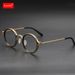 Reading Glasses Men Luxury Round Frame Magnifying Glasses Clear Lens Anti Blue Light Glasses Men Women Metal Reading Glasses New_viptrois.com