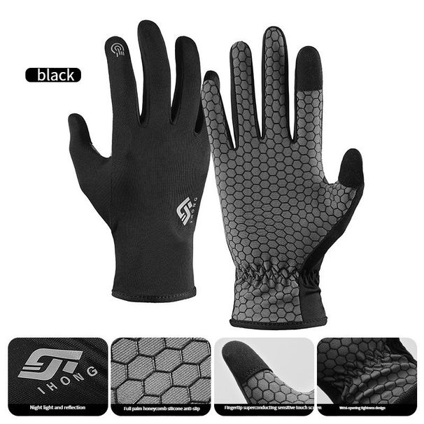 Men's Gloves Summer Hiking Gloves Outdoor Rock Climbing Sun Protection Non Slip Breathable Quick Drying Wear Resistant Running Cycling Gloves_viptrois.com