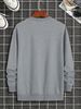 Men's Loose Casual Fashionable Spider Pattern Printed Round Neck Long Sleeved Sweatshirt Suitable For Autumn And Winter Wear_viptrois.com