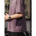 Men's Short-Sleeved Polo Shirt Loose Fit Half Zip T-Shirt Summer High Street Style Functional Racing Suit Top_viptrois.com