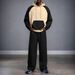 Men's Two-Tone Hooded Sweatshirt Set - Stylish Contrast Color Design For Winter & Spring - Comfortable Polyester Fabric For Casual & Sports_viptrois.com