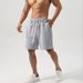 Men's Clothing Cotton Loose Shorts For Fitness And Leisure_viptrois.com