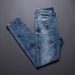Men's Slim Fit Printed Ripped Patches Jeans Midweight Cotton Skinny Pants Long Cropped Denim Style Casual Mid Waist Jeans_viptrois.com