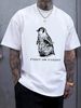 Fight Or Flight Funny Penguin Pun Fight Or Flight Meme T-Shirt Comfortable Fashion Slightly Graphic Soft Stylish Top For Everyday Wear Homme_viptrois.com