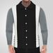 Men's Clothing New Sweaters Splicing Contrast Color Business Casual Polo Shirt Men_viptrois.com