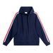 Men's Clothing Striped Drop Shoulder Heavyweight Fleece Striped Drop Shoulder Hoodie - Retro Loose Fit Pullover Sweatshirt For Spring & Autumn_viptrois.com