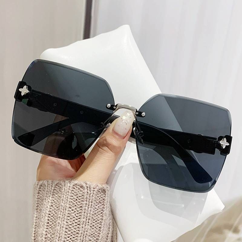 Women's Glasses glasses fashion trimmed sunglasses large frame anti ultraviolet sunglasses for men and women Retro sunglasses_viptrois.com