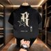 Men's Clothing Casual Business Lapel Shirt Top Loose Trendy Short Sleeved T Shirt_viptrois.com