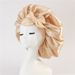 Elastic ribbon bow color Ding round hat Solid color night hat wide brim hairdressing headscarf hat_viptrois.com