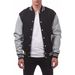 Men's Fleece-Lined Baseball Jacket - Winter Zip-Up Hoodie With Button Front, Unisex Oversized Streetwear Coat (S-XXL)_viptrois.com