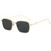 2025 Retro Square Sunglasses - Small Metal Frame UV400 Unisex (Korean Style, Lightweight & Fashionable)_viptrois.com