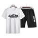Men's Clothing Summer sports short-sleeved men's t-shirt loose summer Korean style trendy sports casual men's suit trendy brand clothes men_viptrois.com