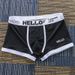 Pulse Factory Direct Sale Summer Ice Silk Boxer Underwear Men's Four-Corner Briefs Week Trendy Breathable Multi-Color Pants_viptrois.com
