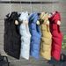 Men's Clothing Cotton Vest Winter Men's New Style Hooded Cotton Waistcoat Vest Jacket Work Clothes Class Uniform Printing Logo_viptrois.com