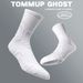 Basketball socks Men's mid-length sports socks High top running socks solid color towel bottom thick socks_viptrois.com