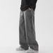 Men's Clothing Straight Jeans Spring And Summer Thin High Street Loose Wide Leg Pants Men's Long Pants_viptrois.com