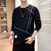 Men’s Oversized Drop Shoulder Sweatshirt – Minimalist Crewneck Pullover (M-5XL, Wrinkle-Resistant Cotton Blend)_viptrois.com