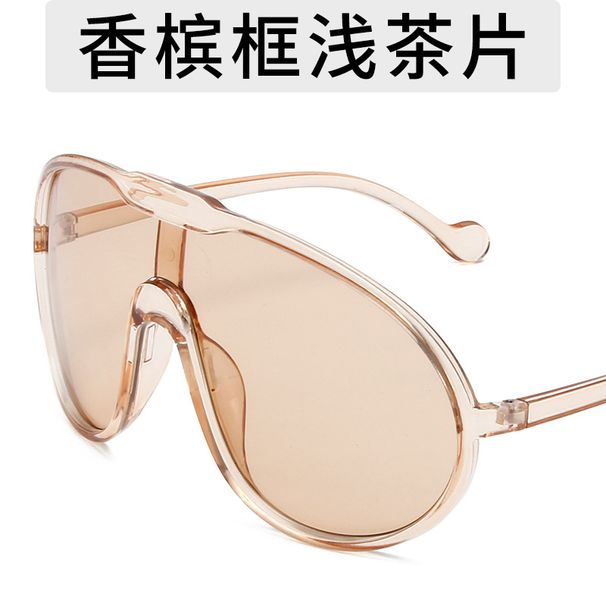 2025 Summer Designer Cross Border Toad Glasses Exaggerated Large Frame Sunglasses Personalized Integrated Glasses Outdoor Cycling UV Resistant Sunglas_viptrois.com