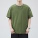 Trendy Men's Short Summer, Loose And Versatile, Half Sleeved T-shirt With White Base Shirt For Men_viptrois.com