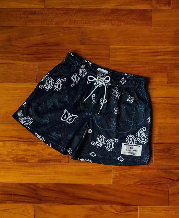 Men's Clothing Basketball Shorts Oil Painting Style Casual Mesh Shorts Summer Basketball Training Not Too Loose Above The Knee_viptrois.com