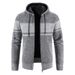 1 Cross-Bordr Autumn Wintr Hoodd Cardigan Flc Lind Thicknd Outrwar Mn's Knittd Swatr Jackt_viptrois.com