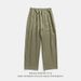 Men's Clothing Men's Clothing Pure Cotton Loose Straight Casual Pants Men's Spring Style Outdoor Pleated Design Workwear Trousers Q_viptrois.com